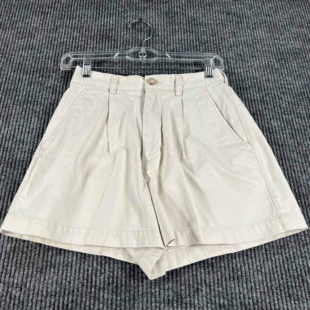 Banana Republic Shorts Womens Size 4 Beige Pleated Casual Comfort Work School